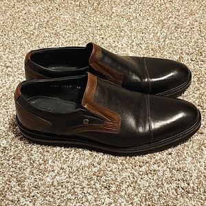 Fosco Men's Genuine Leather Shoes sz 11/ sz 44